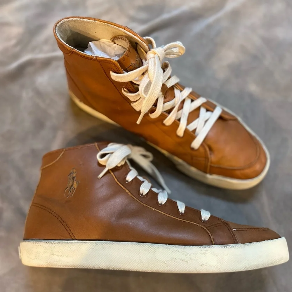 Leather POLO Ralph Lauren Sneakers